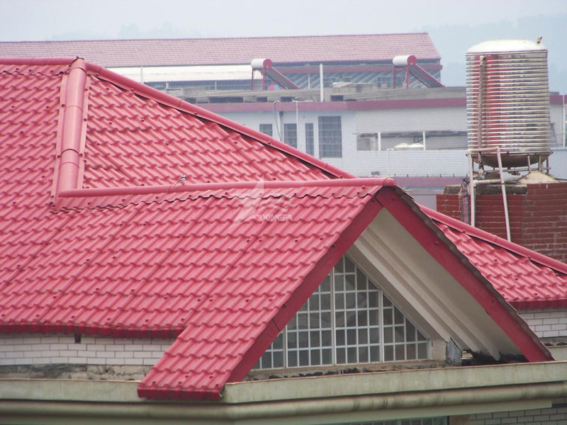 新型屋面建材合成樹脂瓦，傳統(tǒng)建筑用瓦的傳承替代建筑材料